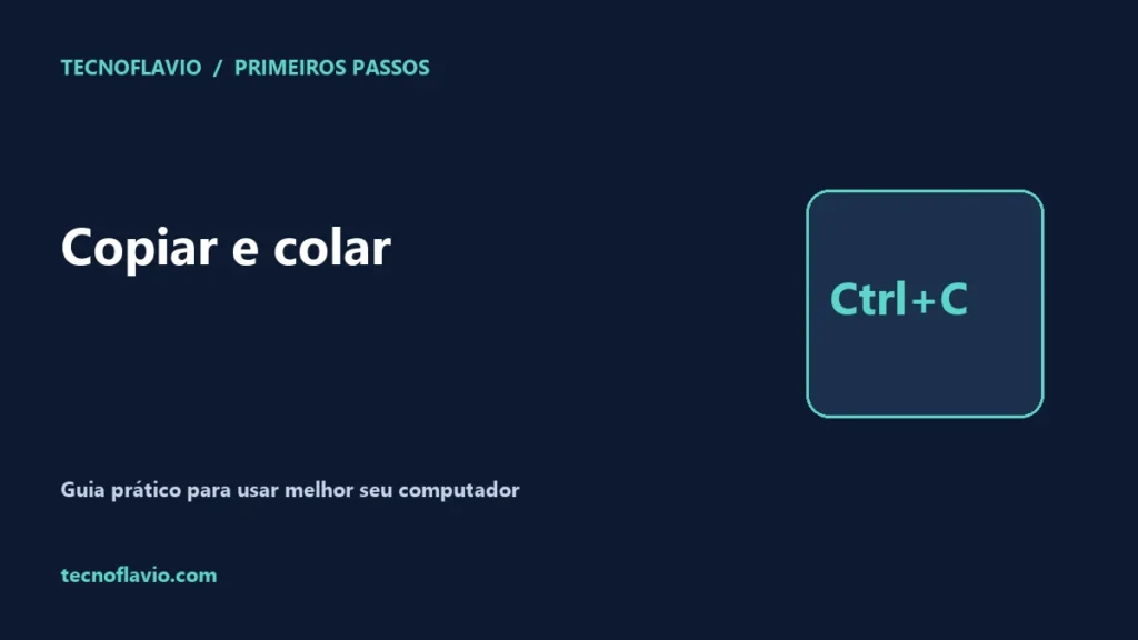 Copiar e colar — ilustração Tecnoflavio