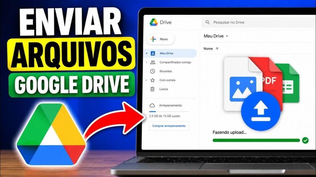 Thumbnail do vídeo Tecnoflavio: enviar arquivos para o Google Drive