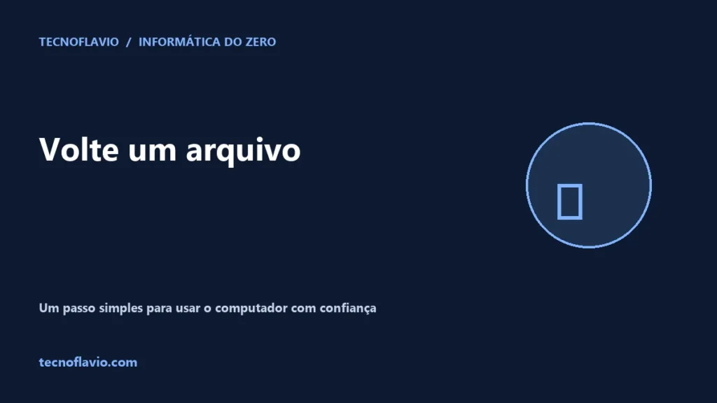 Volte um arquivo, ilustração original do Tecnoflavio